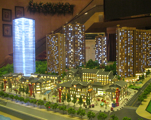 重庆珠江太阳城建筑模型