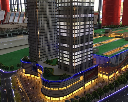 华南城单体楼建筑模型制作项目