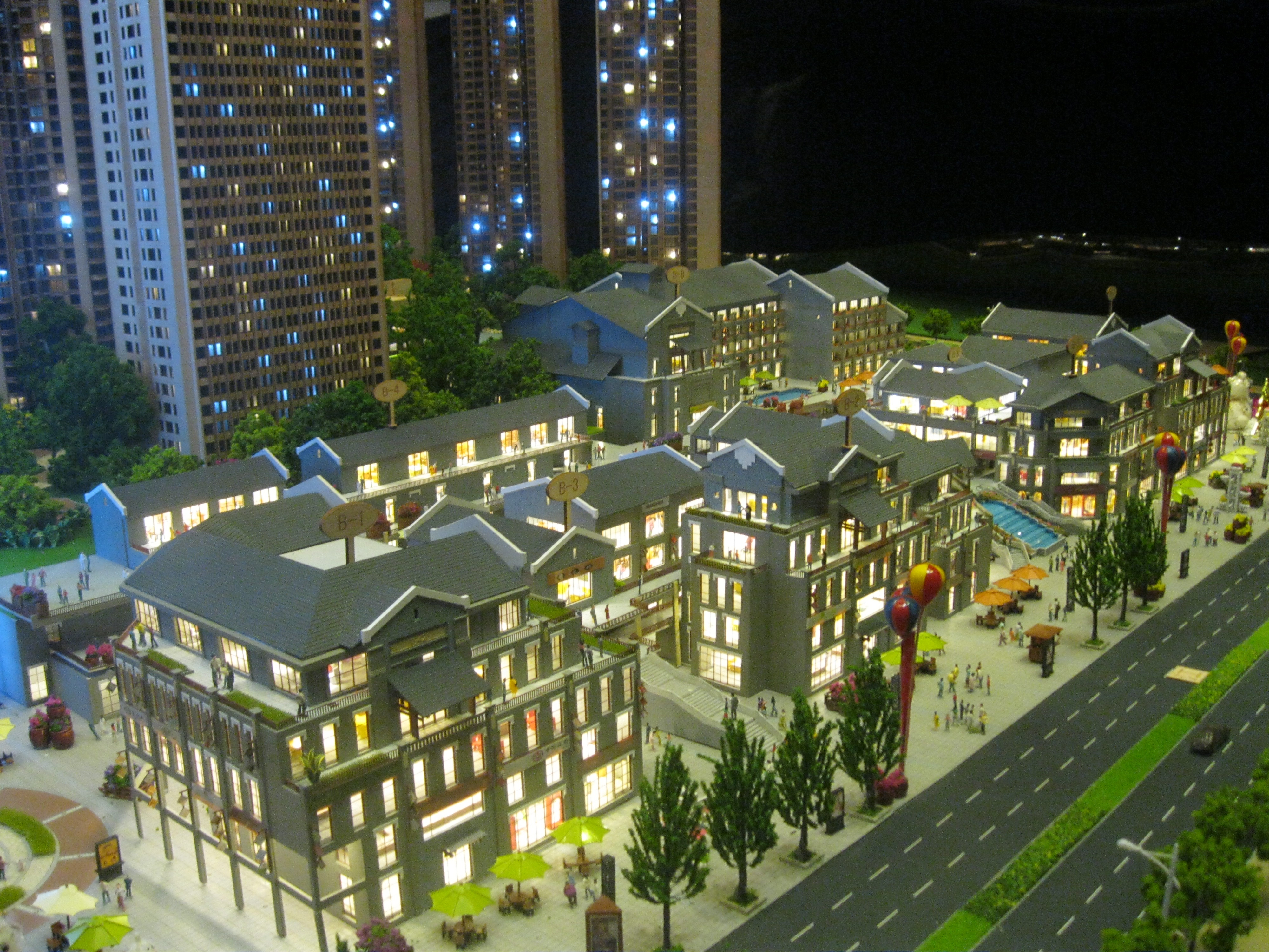 珠江太阳城建筑模型