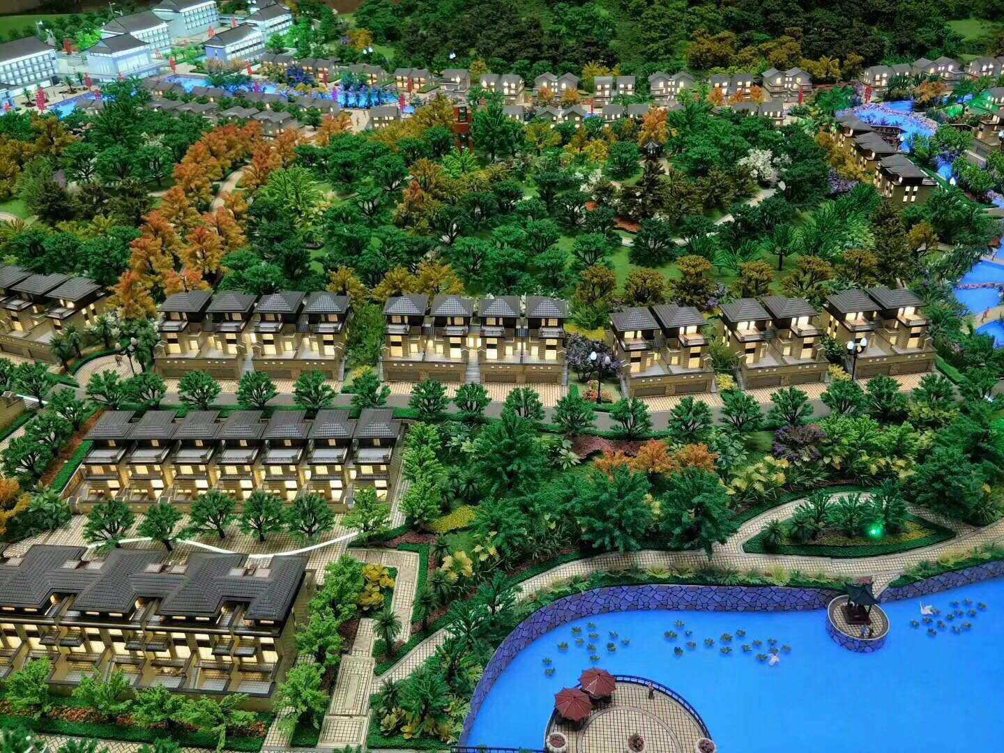 重庆别墅模型小区模型